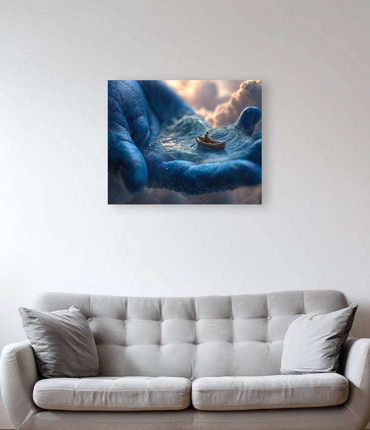 Divine Rescue from Life's Storms - On Canvas