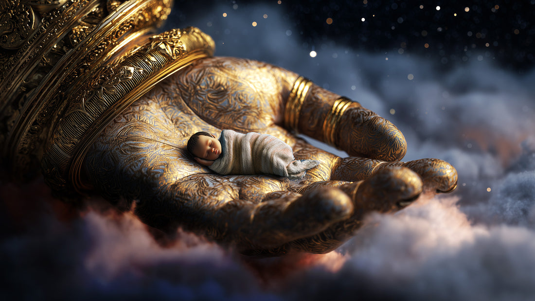 Hanuman's Divine Protection - On Canvas